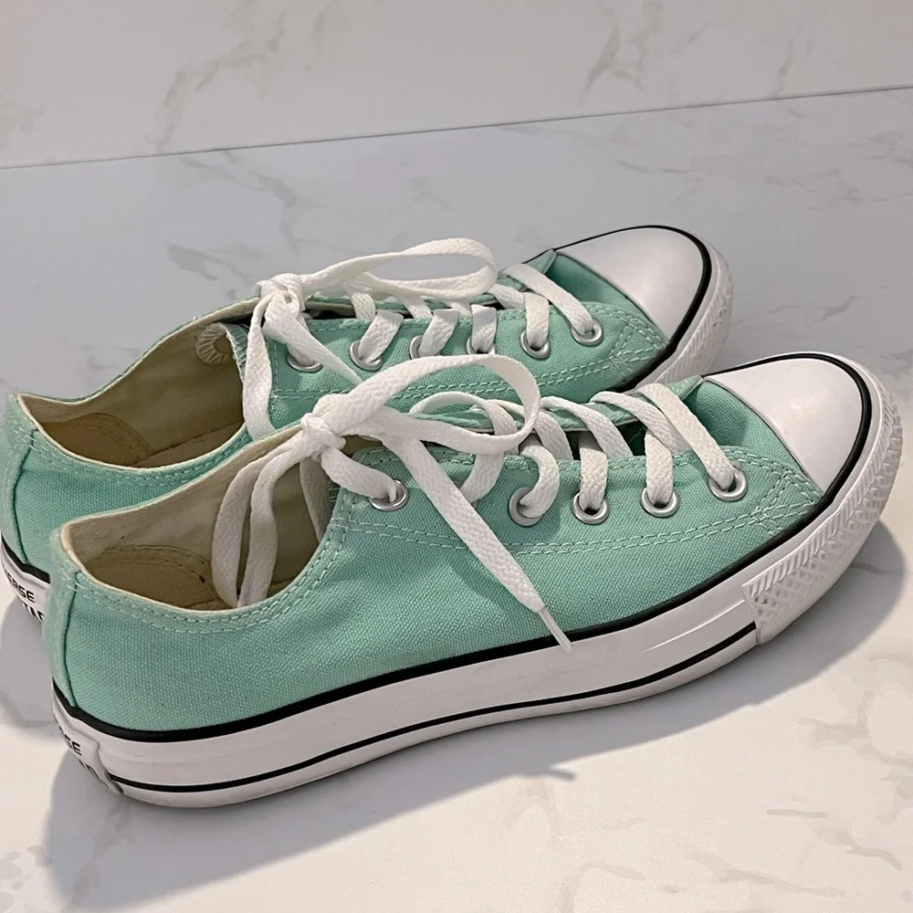 Converse Chuck Taylor All Star Mint Low Top Sneakers - Picture 5 of 12